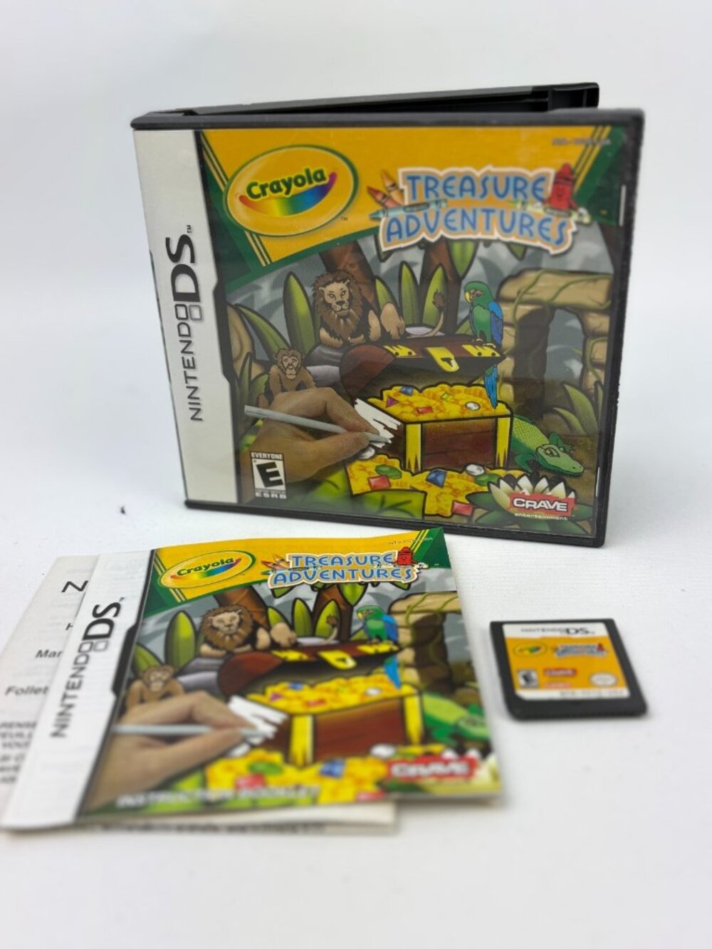 Nintendo DS Crayola Treasure Adventures Complete - Case and Manual